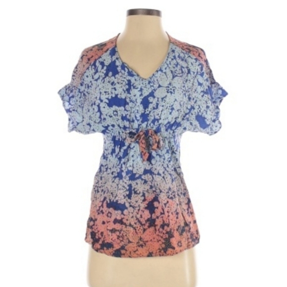 Cabi 891 floral ombre dolman top xs - Picture 1 of 3
